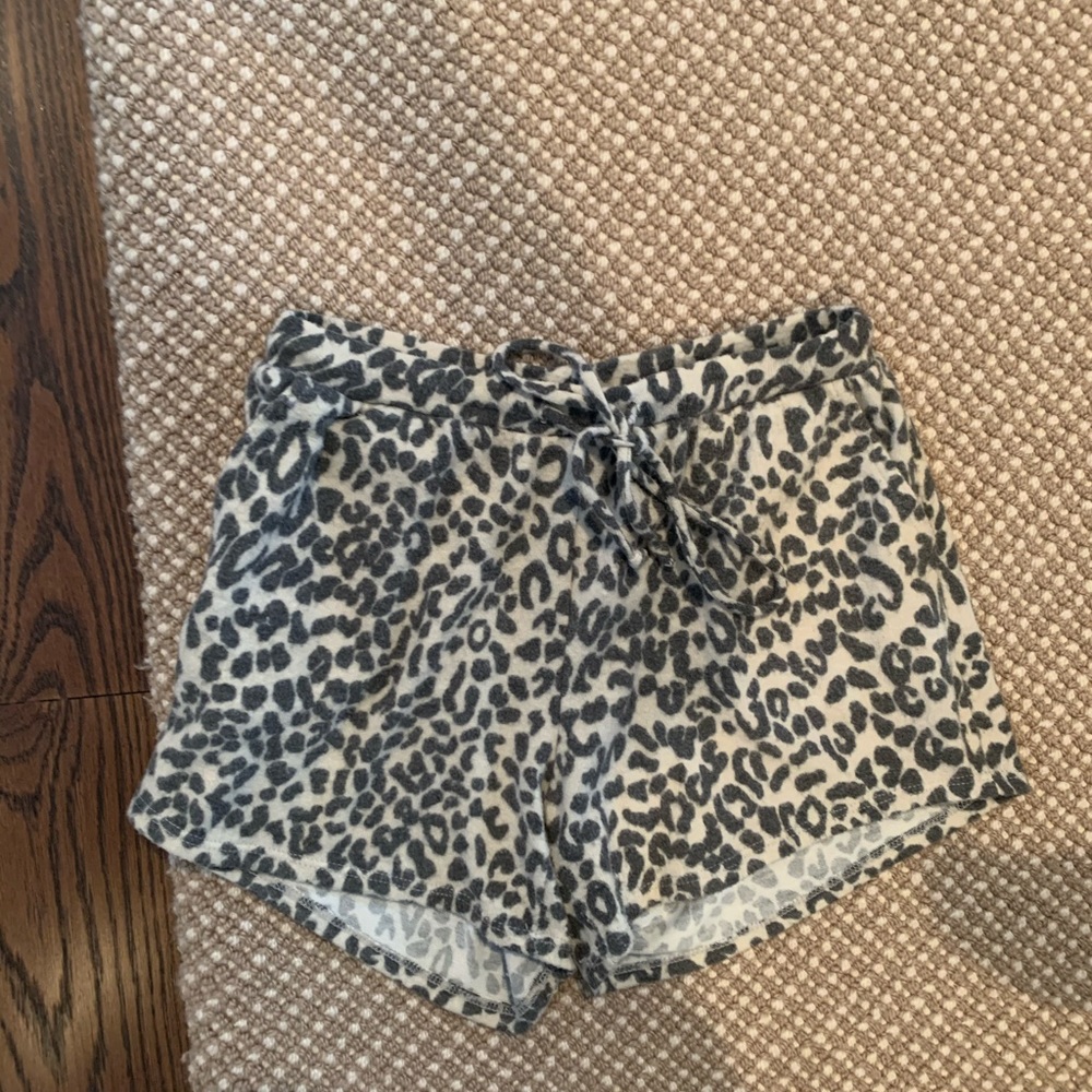 Animal print shorts